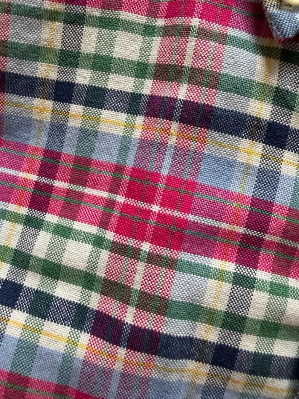 Polo by Ralph Lauren Pink and Green Plaid Button-Down Shirt
